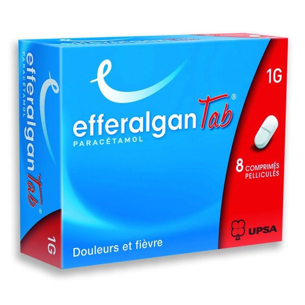 EFFERALGAN 1 g comprimé pelliculé B/8