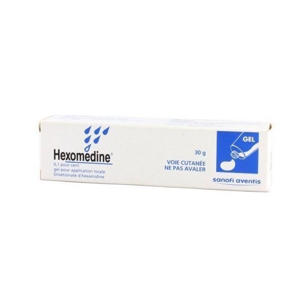 HEXOMEDINE 0,1 % (di-isétionate d'hexamidine) gel pour application locale 30 g en tube