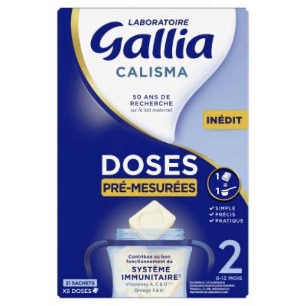 GALLIA CALISMA 2 POCKET Lait de suite pour nourrisson 2ème âge, sachet, bt 21