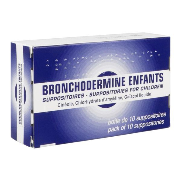 BRONCHODERMINE ENFANTS SUPPOSITOIRE B/10