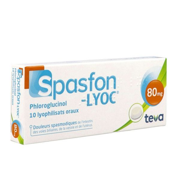 SPASFON LYOC Lyophilisat oral 80 mg, boîte 10
