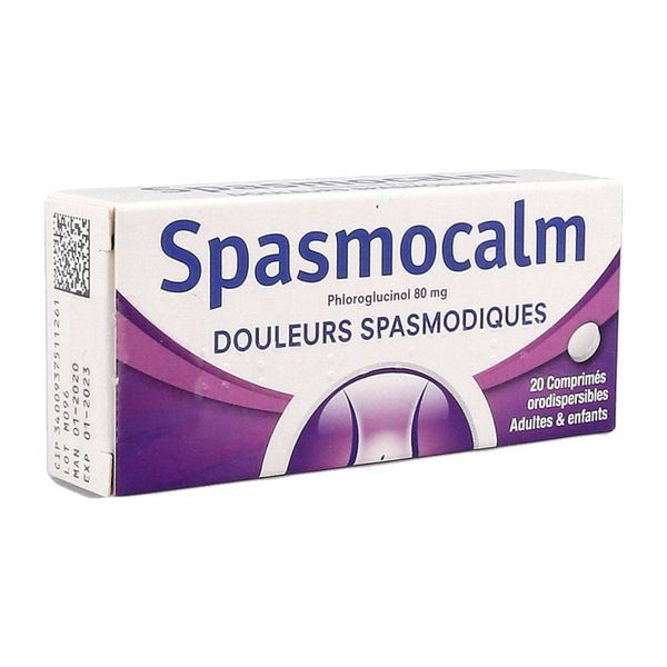 SPASMOCALM 80 MG COMPRIME ORODISPERSIBLE B/20