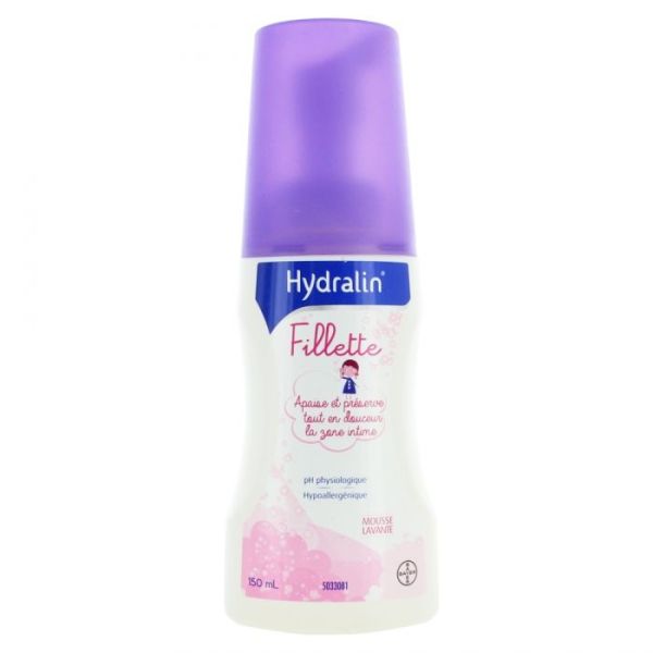 Hydralin Fillette Mousse Lavante Zone Intime 150Ml