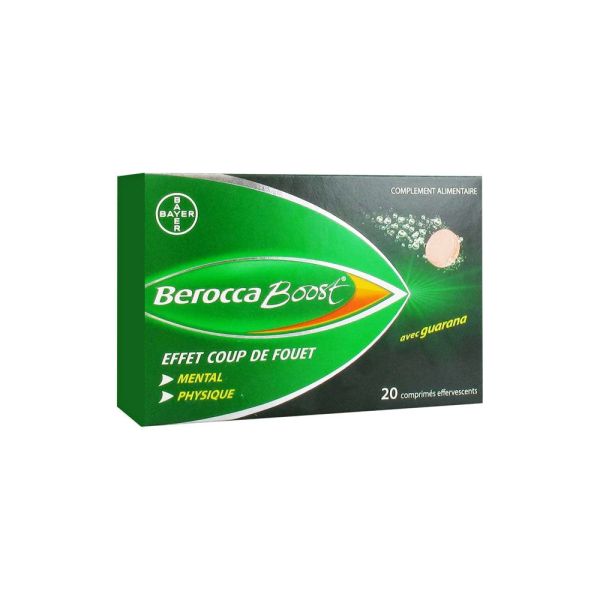 BEROCCABOOST COMPRIME EFFERVESCENT BOITE DE 20