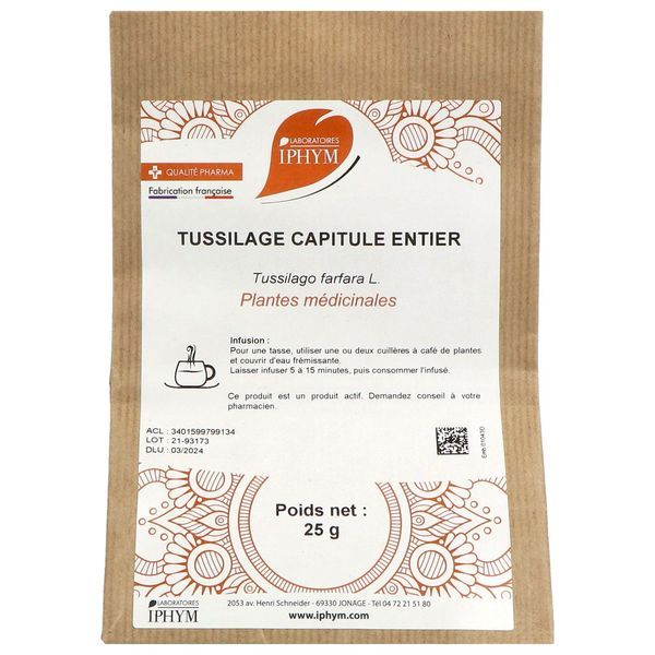 TUSSILAGE FLEUR IPHYM Fleur de tussilage, vrac, bt 25 g