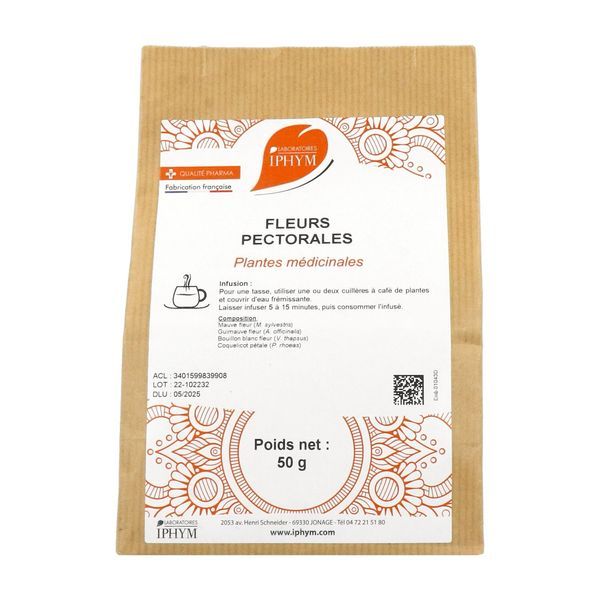 FLEURS PECTORALES IPHYM Fleurs pectorales, vrac, sac 50 g
