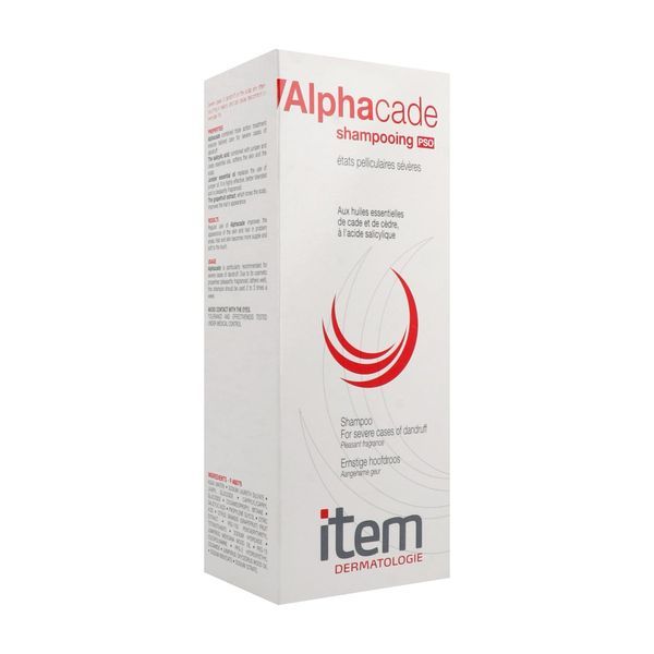 Item Dermatologie Alphacade Shampoing PSO Etats Pelliculaires Sévères 200 ml