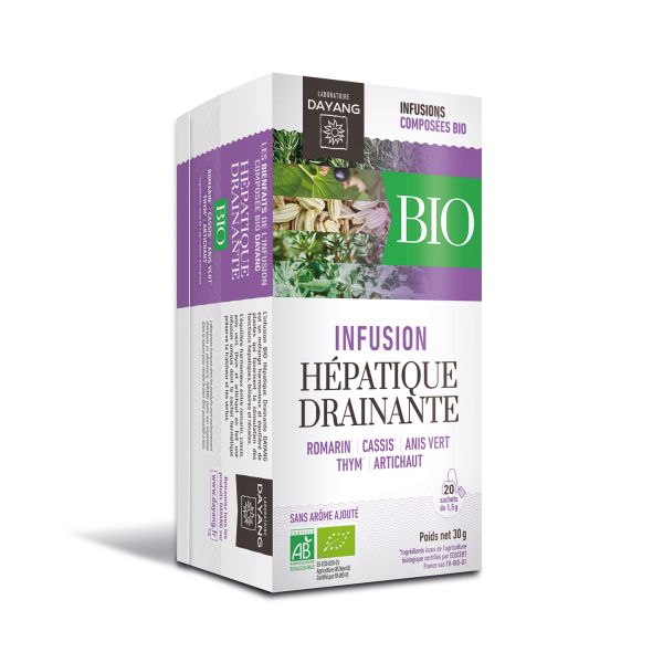 Dayang Hépatique drainante BIO - 20 infusettes