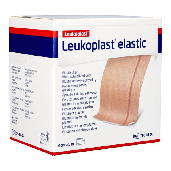 LEUKOPLAST ELASTIC PANSEMENT 5M*8CM 1
