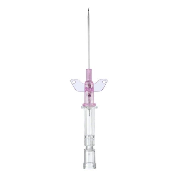 INTROCAN SAFETY W Cathéter périphérique court intraveineux, de sécurité, avec ailette, G20, longueur 32 mm (ref. 4253566-01), unité