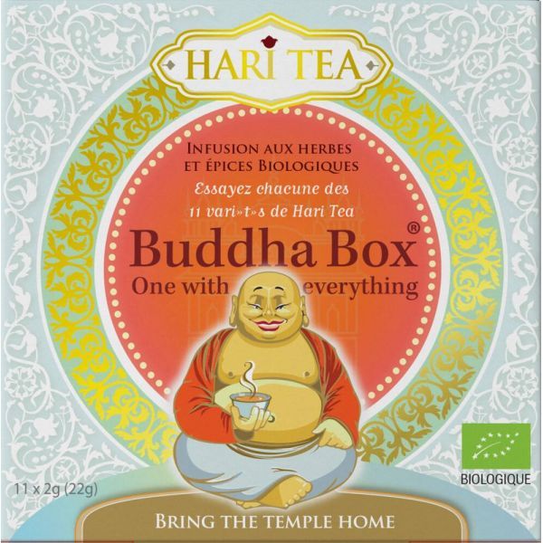 Hari Tea Infusion Buddha box BIO - boîte de 11 sachets panachés