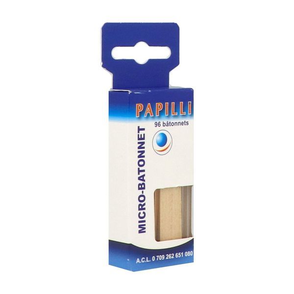 PAPILLI MICROBATONNET Bâtonnet interdentaire 1 pointe, en bois, bt 96