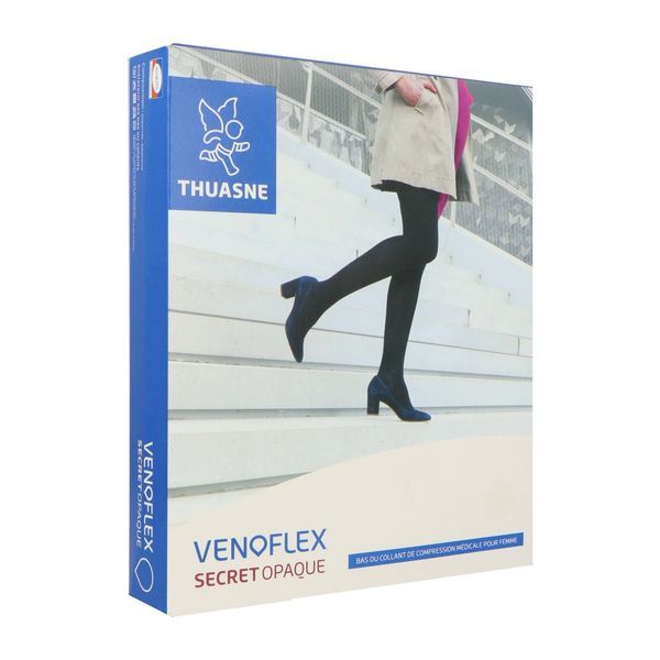 VENOFLEX 2 SECRET OPAQUE Collant médical de compression, classe 2, femme, doré, normal, taille 1, paire