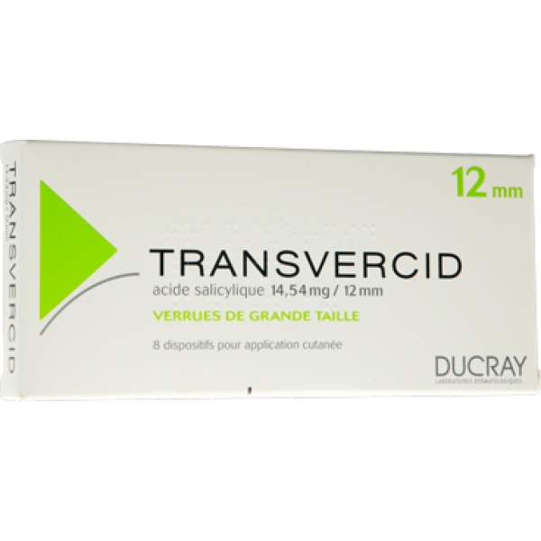 Transvercid 14,54 Mg/12 Mm Dispositif Pour Application Cutanee B/8