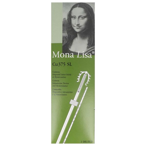 MONA LISA CU 375 SL Dispositif intrautérin cuprocontraceptif radio-opaque, stérile, unité