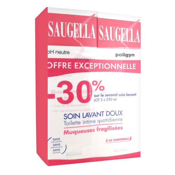 Saugella Poligyn Lot de 2 x 250 ml