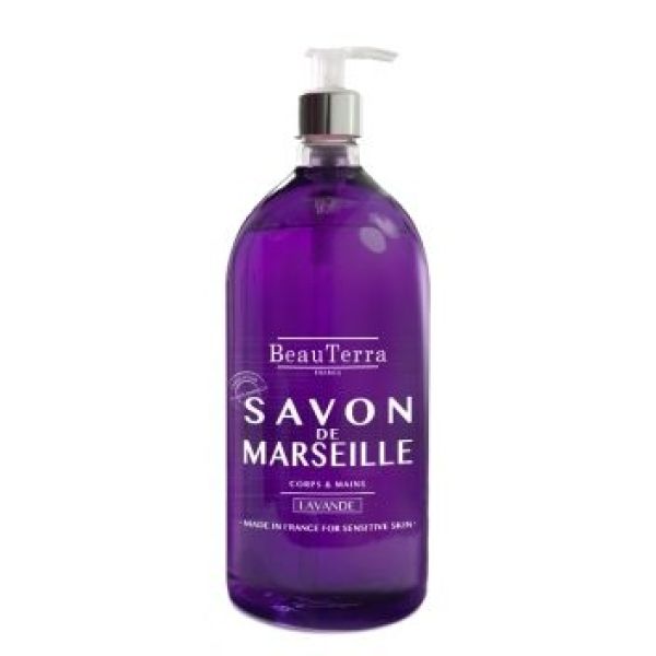 Beauterra Savon Liquide De Marseille Lavande Flacon 300 Ml 1