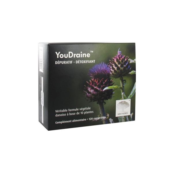 Youdraine Depuratif - Detox Formule Danoise 10 Plantes Comprime Boite 120