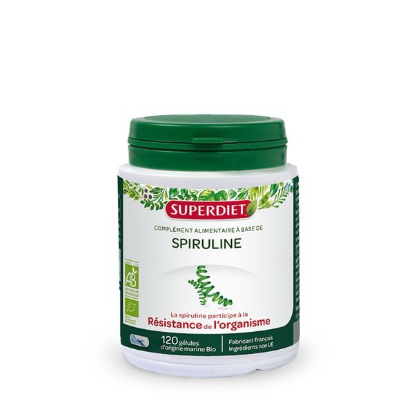 Super Diet - Spiruline Ecocert - 120 gélules