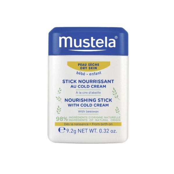 Mustela Hydra Stick Au Cold Cream A La Cire D'Abeille Creme Tube 9,2 G 1