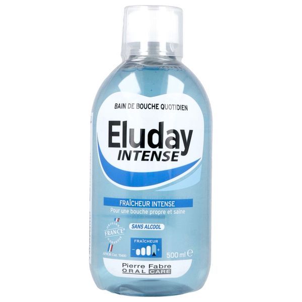 Eluday Bain De Bouche Intense Liquide Flacon 500 Ml 1