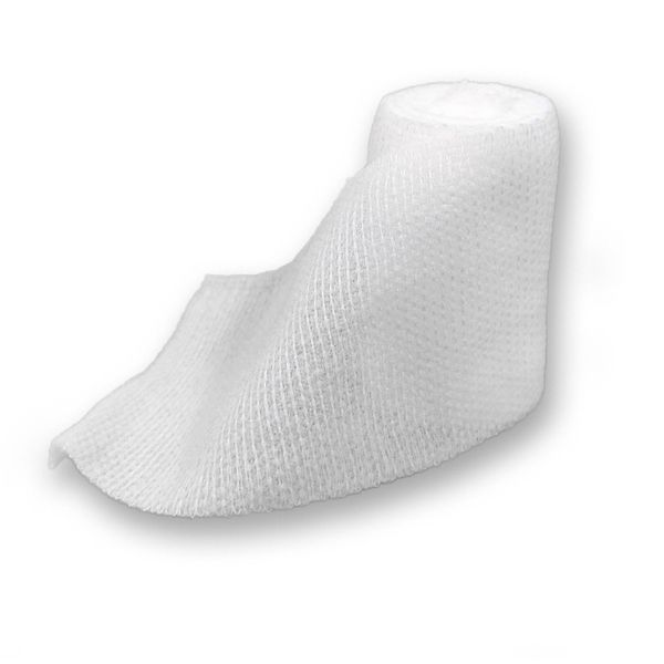 MARQUE CONSEIL BANDE EXTENSIBLE Bande extensible pour pansement 100 % polyester, 4 m x 5 cm, unité