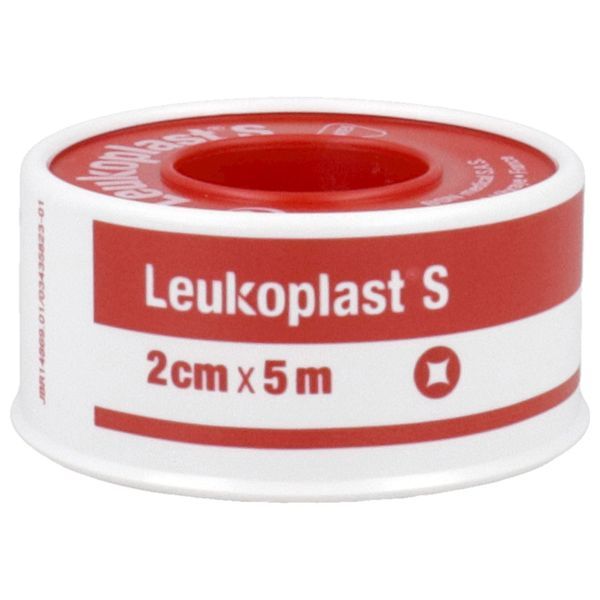 LEUKOPLAST S Sparadrap tissé sécable sans ciseaux, 5 m x 2 cm (ref. 72357-15), unité