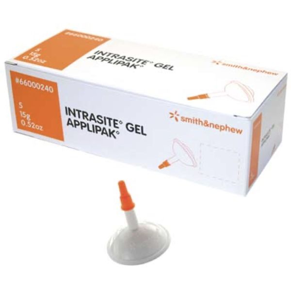 INTRASITE GEL APPLIPAK Gel Hydrogel en dose unitaire avec applicateur, flacon 15 g (ref. 7311), bt 10