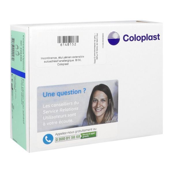 CONVEEN OPTIMA Etui pénien standard, autoadhésif, diamètre 35 mm (ref. 22035), bt 30