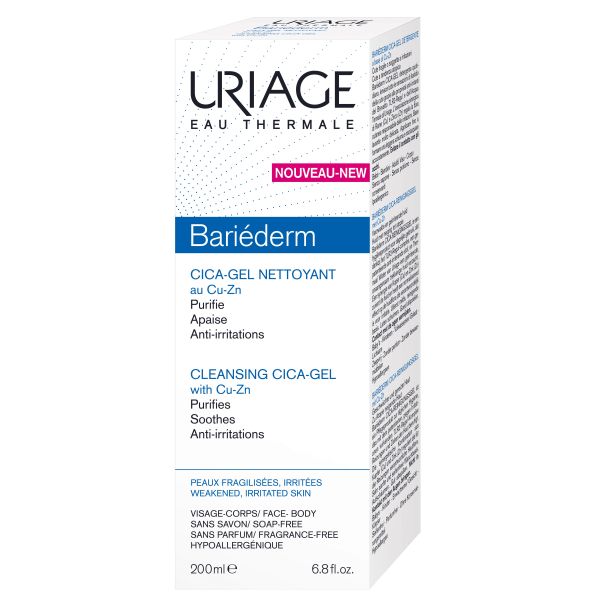 Uriage Bariéderm Cica-Gel Nettoyant 200ml