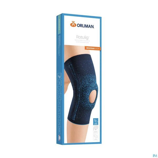 ROTULIG ORLIMAN Genouillère ligamentaire et rotulienne, bilatérale, nouveau look, taille 1 (ref. GE0152.BI1), unité