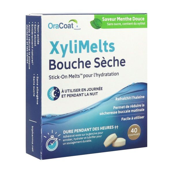 XYLIMELTS MENTHE DOUCE - COMPRIME ADHESIF BOITE 40