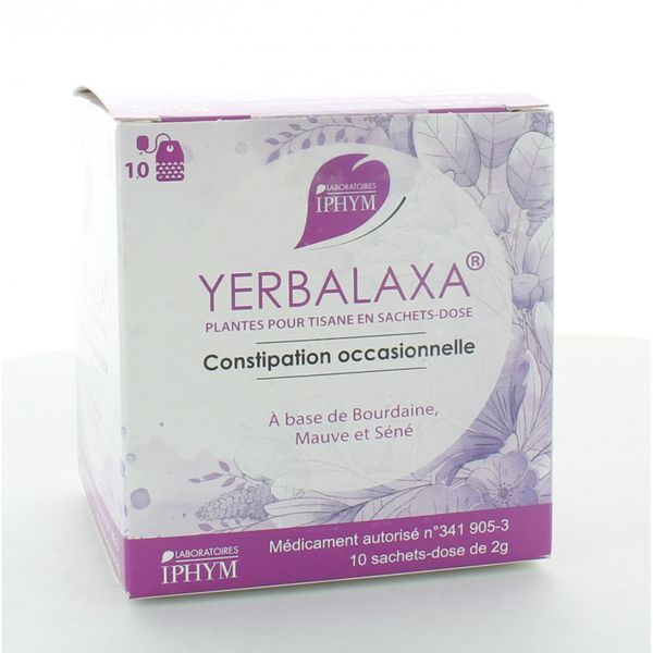 YERBALAXA plantes pour tisane en sachet dose B/10