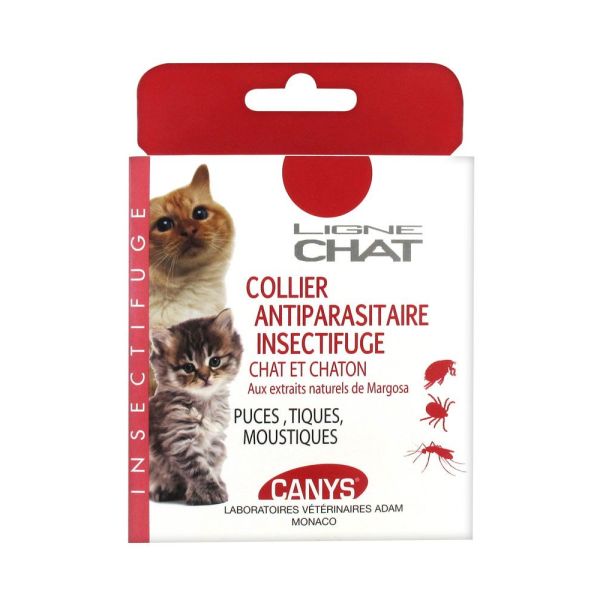Canys Collier Antiparasitaire Chat Chaton Sachet Noir 1