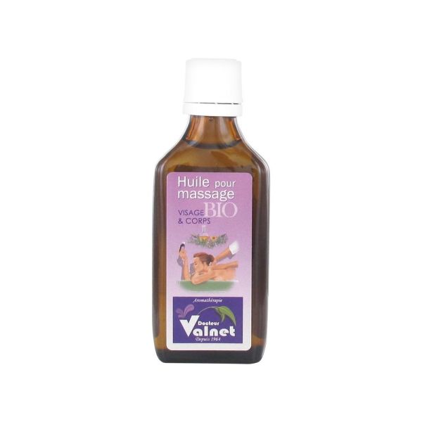 Docteur Valnet Huile pour Massage Visage & Corps Bio 50 ml