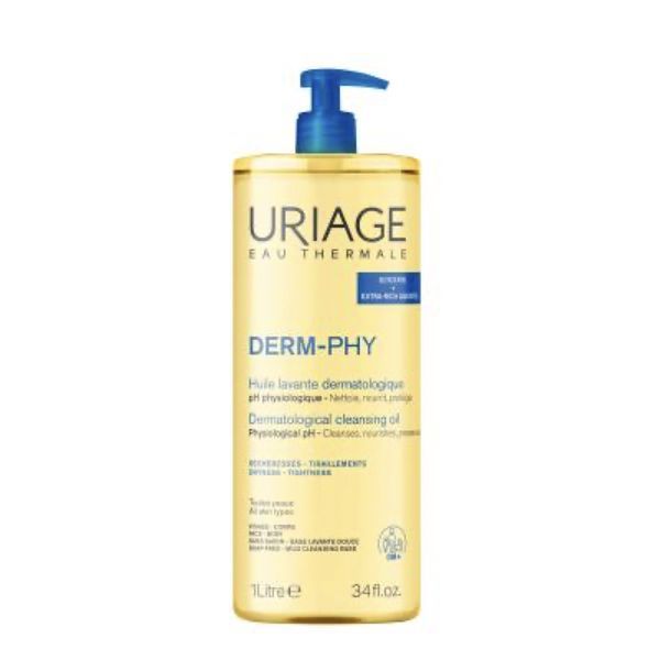DERM - PHY HUILE LAVANTE DERMATOLOGIQUE Huile lavante dermatologique sans savon, fl 1 l