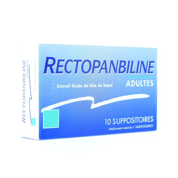 RECTOPANBILINE ADULTES SUPPOSITOIRE B/10