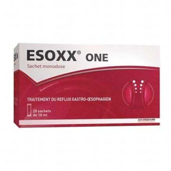 Esoxx one sachet monodose, dispositif médical protecteur gastrique, bt 20