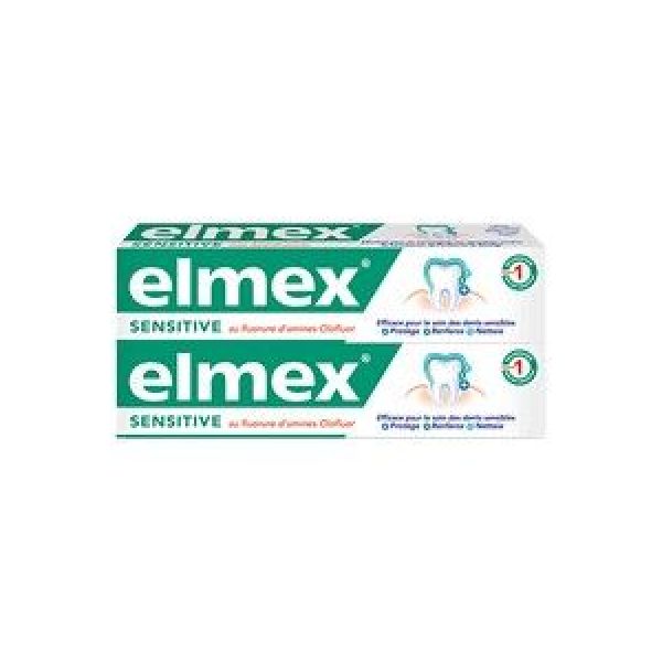 Elmex Sensitive Dentifrice Double Pack 2 x 75ml