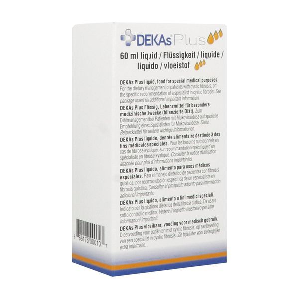 DEKAS PLUS LIQUIDE Denrée alimentaire destinée à des fins médicales spéciales, fl 60 ml