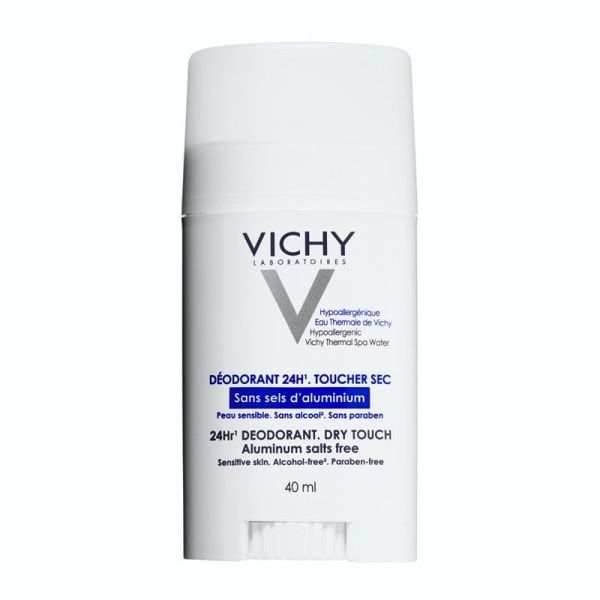 Vichy Soin Deodorant 24H Sans Sels D'Aluminium Creme 40 Ml 1