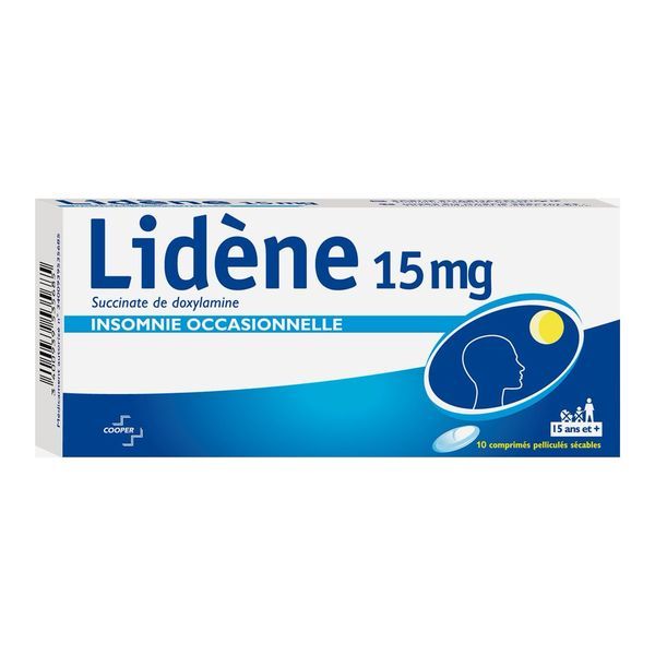 LIDENE 15 MG COMPRIME PELLICULE SECABLE B/10