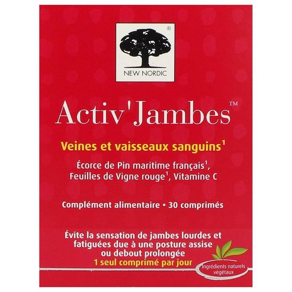 ACTIV' JAMBES Comprimé, complément alimentaire à visée circulatoire, bt 30