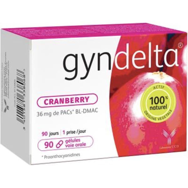 GYNDELTA 36 MG Gélule, complément alimentaire à visée urinaire, bt 15