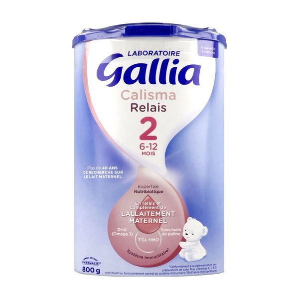 GALLIA CALISMA RELAIS 2 Lait de suite pour nourrisson 2ème âge, bt 800 g