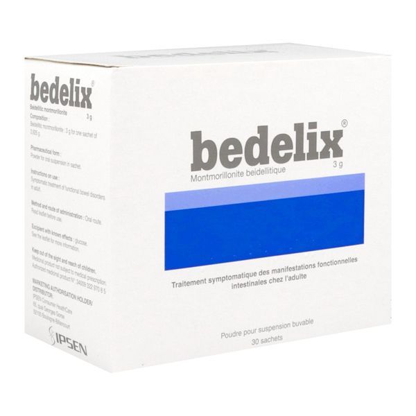 BEDELIX Poudre pour suspension buvable 3 g, boîte 30 sachets