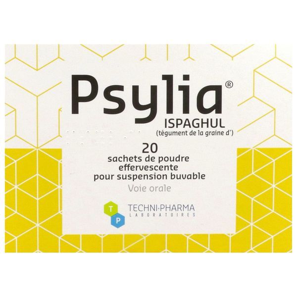 PSYLIA Poudre effervescente pour suspension buvable, boîte 20 sachets-dose 6,9 g
