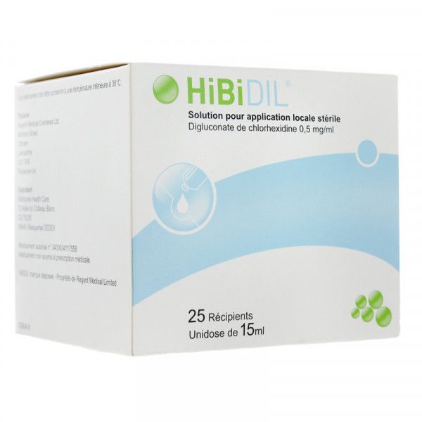 Hibidil Solution Pour Application Locale Sterile B/25