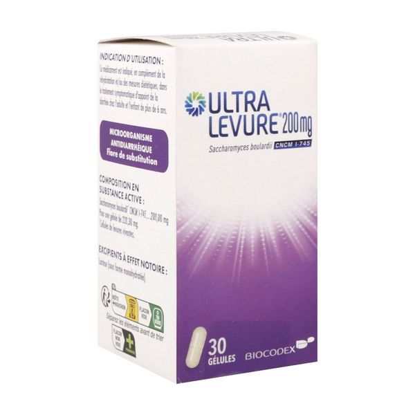 ULTRA LEVURE 200 MG GELULE B/30