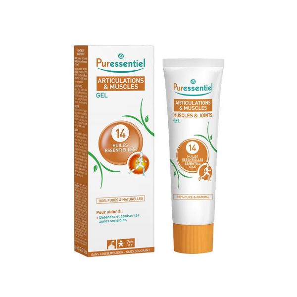 PURESSENTIEL ARTICULATIONS ET MUSCLES GEL AUX 14 HUILES ESSENTIELLES 60 ML